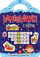 Łamigłówki z elfem. Książeczka z naklejkami Łamigłówki z elfem. Książeczka z naklejkami