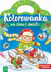 Kolorowanka na zimę i święta. Książeczka,Anna Podgórska