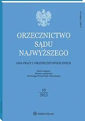 Orzecznictwo Sądu Najwyższego. Izba Pracy i, 
