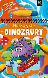 Malowanka z pisakiem wodnym Niezwykłe dinozaury