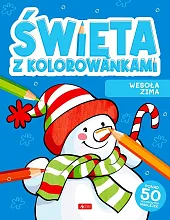 Święta z kolorowankami Wesoła zima