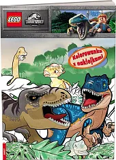 Lego Jurassic World Kolorowanka z naklejkami