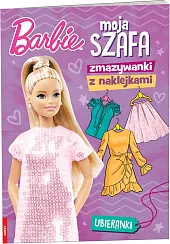 Barbie Moja szafa Zmazywanki z naklejkami