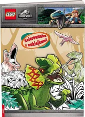 Lego Jurassic World Kolorowanka z naklejkami
