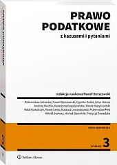 Prawo podatkowe z kazusami i pytaniamiDobrosława Antonów
