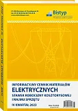 Informacyjny cennik MATERIAŁÓW ELEKTRYCZNYCH, stawek robocizny kosztorysowej i najmu sprzętu