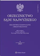 Orzecznictwo Sądu Najwyższego. Izba Kontroli Nadzwyczajnej, 