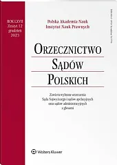 Orzecznictwo Sądów Polskich 