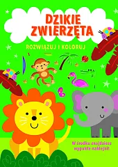 Rozwiązuj i koloruj Dzikie zwierzęta
