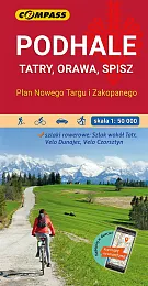 Mapa Podhale, Tatry, Orawa, Spisz 1:50,