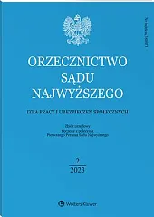 Orzecznictwo Sądu Najwyższego. Izba Pracy i, 