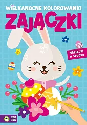 Wielkanocne kolorowanki Zajączki