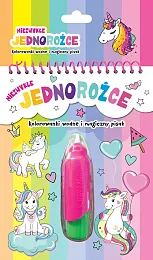 Niezwykłe jednorożce Kolorowanki wodne i magiczny,