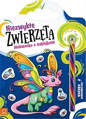 Niezwykłe zwierzęta Malowanka z naklejkami Zaczarowana,Anna Podgórska