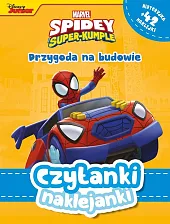 Czytanki naklejanki Przygoda na budowie Marvel,