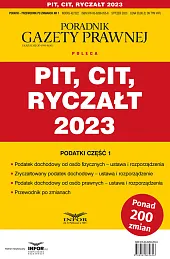 PIT, CIT, Ryczałt 2023
