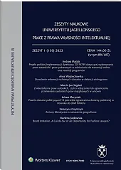Zeszyty Naukowe Uniwersytetu Jagiellońskiego. Prace z Prawa Własności Intelektualnej
