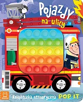 Pojazdy na ulicy Książeczka sensoryczna POP,Grażyna Wasilewicz