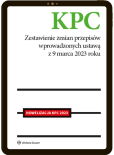 KPC. Zestawienie zmian przepisów. Nowelizacja 2023 [EBOOK]