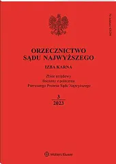 Orzecznictwo Sądu Najwyższego. Izba Karna 
