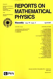 Reports On Mathematical Physics 91/2 -,
