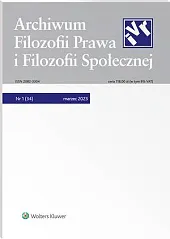 Archiwum Filozofii Prawa i Filozofii Społecznej 