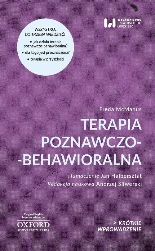 Terapia Poznawczo Behawioralna 2023 Książka Profinfopl 8048