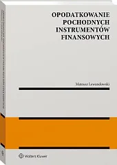 Opodatkowanie pochodnych instrumentów finansowych Mateusz Lewandowski