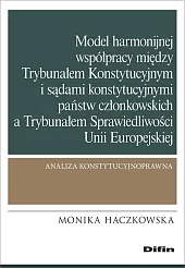 Model harmonijnej współpracy między Trybunałem Konstytucyjnym,Monika Haczkowska