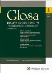 Glosa - Prawo Gospodarcze w Orzeczeniach i Komentarzach