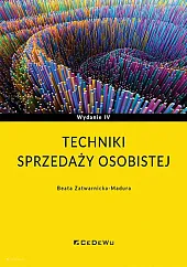 Techniki sprzedaży osobistejBeata Zatwarnicka-Madura