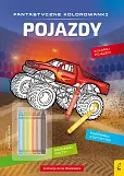Fantastyczne kolorowanki z kredkami Pojazdy