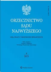 Orzecznictwo Sądu Najwyższego. Izba Pracy i,  Orzecznictwo Sądu Najwyższego. Izba Pracy i,