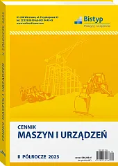Cennik maszyn i urządzeń