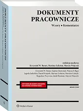 Dokumenty pracownicze. Wzory. Komentarze Dokumenty pracownicze. Wzory. Komentarze