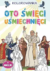 Oto święci uśmiechnięci Kolorowanka