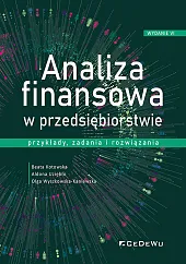 Analiza finansowa w przedsiębiorstwieBeata Kotowska Analiza finansowa w przedsiębiorstwieBeata Kotowska