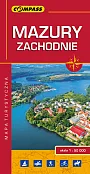 Mazury Zachodnie mapa turystyczna 1:50 000 Mazury Zachodnie mapa turystyczna 1:50 000