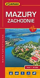 Mazury Zachodnie mapa turystyczna 1:50 000 Mazury Zachodnie mapa turystyczna 1:50 000