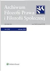 Archiwum Filozofii Prawa i Filozofii Społecznej 