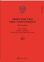 Orzecznictwo Sądu Najwyższego. Izba Karna 
