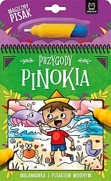 Przygody Pinokia. Malowanka z pisakiem wodnym