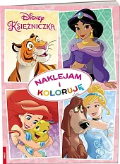 Disney Księżniczka Naklejam i koloruję