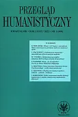 Przegląd Humanistyczny 2023/1 (480) Przegląd Humanistyczny 2023/1 (480)
