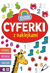 Kolorowa Akademia Cyferki z naklejkami