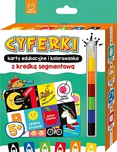 CYFERKI karty edukacyjne i kolorowanka z,Agnieszka Bator