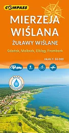Mierzeja Wiślana mapa laminowana