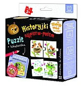 Historyjki najpierw-potem Puzzle + książeczkaAnna Podgórska