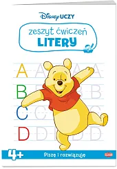 Disney Uczy Zeszyt ćwiczeń Litery