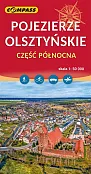 Pojezierze Olsztyńskie, część północna mapa turystyczna Pojezierze Olsztyńskie, część północna mapa turystyczna